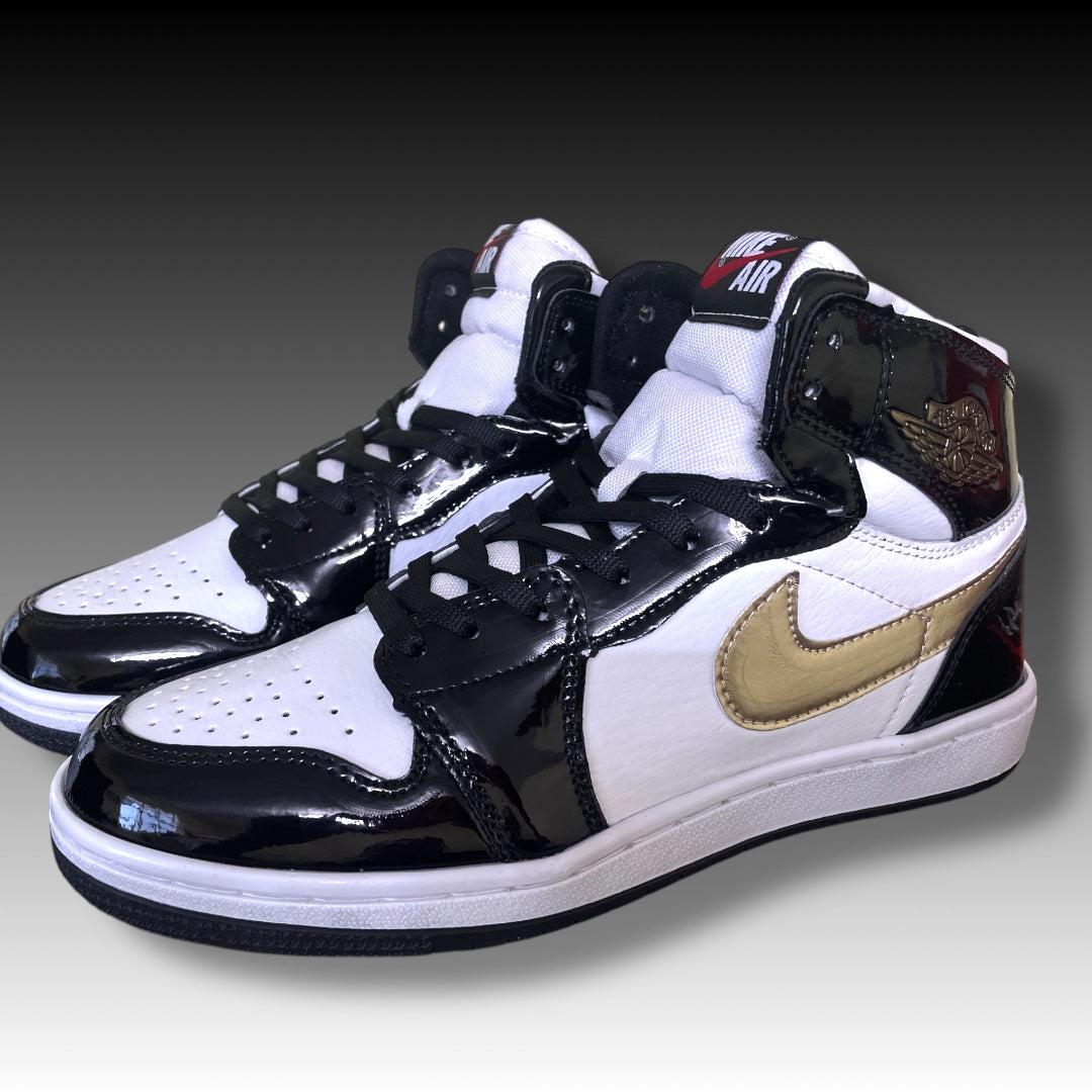 Tenis Nike Jordan Retro 1 High Panda Oro