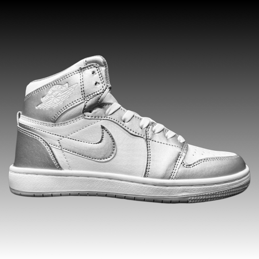 Tenis Nike Jordan Retro 1 High Plata/Banco