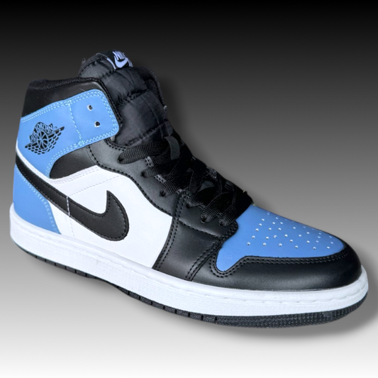 Tenis Nike Jordan Retro 1 High Azul/Negro/Blanco (Top Quality)